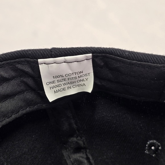 Patagonia Active Adventures South America Black Baseball Cap Strapback Hat - Picture 6 of 6